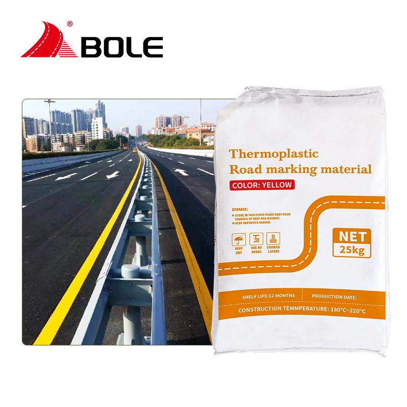 New Yellow Powder 25kg/Bag Thermoplastic Marking Material Traffic Road Markings Reflective Paint