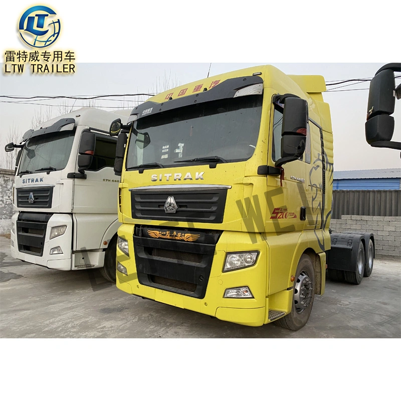 Chinese Used CNG Natural Gas Truck Head Sino HOWO T7h A7 Truck Tractor CNG 6X4 4X2 in Tajikistan