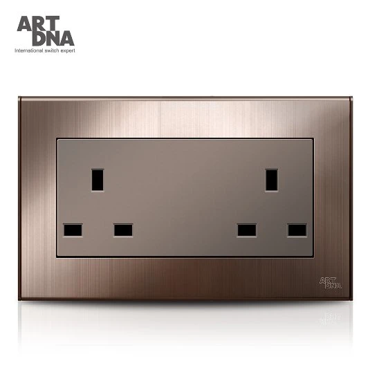 Artdna Two USB Charger with Neon 13A Twin Switched Socket