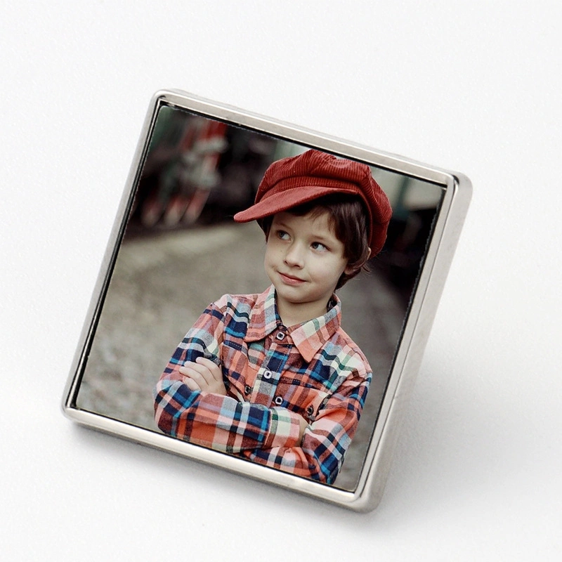 Sublimation Blank Badges Hot Transfer Brooches Personalized Logos DIY Brand Badges & Brooches