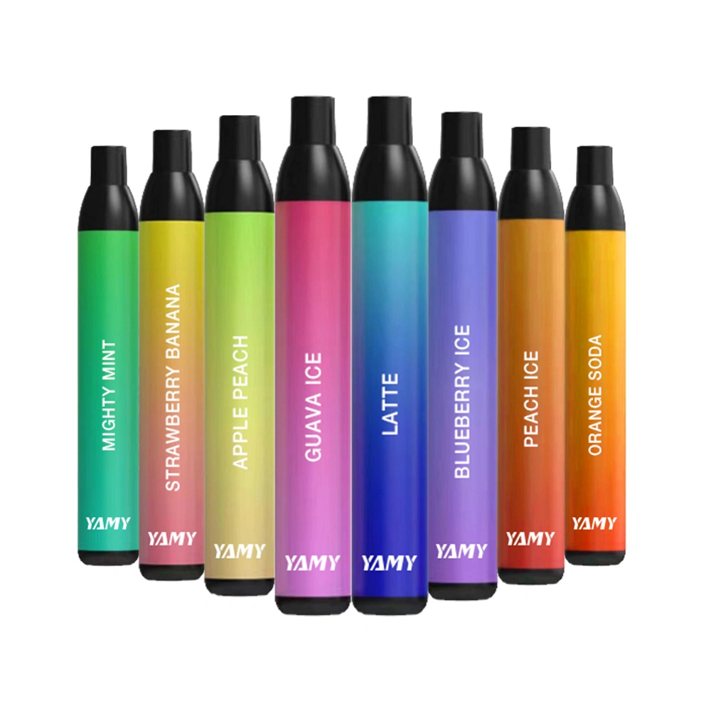 Yamy Yb210 Vape 10 Flavors Custom 2% 3% 5% Available E Cigarettes Disposable OEM Vape Pen Device Kit 1200 Puffs 650mAh Battery Randm Tornado Hot USA Love
