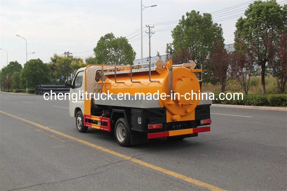 3 Cu. M 4cu. M Forland Small Vacuum Truck with Pn45D Jroup Vacuum Pump