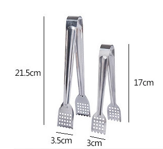 Buffet Tongs Set, 2 Piece Elegant Food Serving Tong for Barbecue, Cooking, Salad, Grilling, Serving and Frying, Premium Stainless Steel Kitchen Tongs Wbb12247