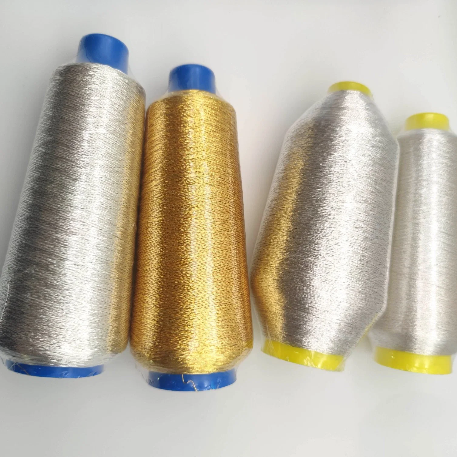 Various Kinds of New Metallic Yarns for Embroidery Knitting Threads