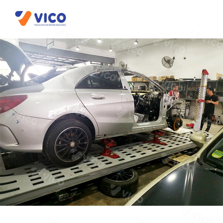 معدات إصلاح السيارات Vico Auto Repair Vehicle Collision Bench