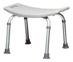 White Bathroom Aluminum Height Adjustable Stainless Steel Toliet Bathroom Safety Equipment Alumium Shower Chair Bath Bench