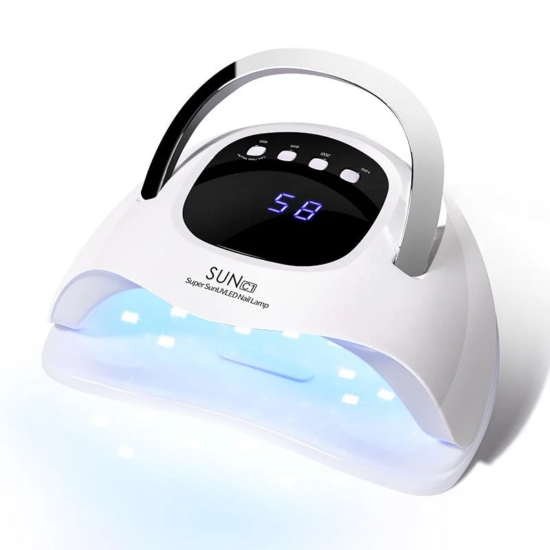 288W Hot Sale Nail Dryer Lamp 5s Fast Drying 63PCS LEDs Nails Gel Polish Curing Lamp Manicure Machine with Trimmer Display