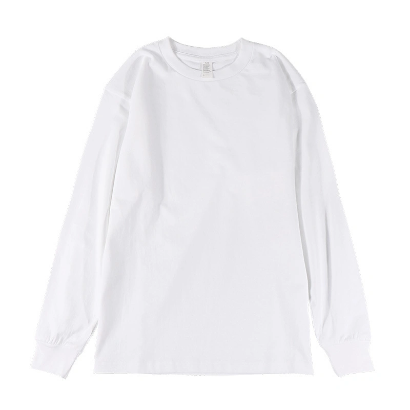 Commerce de gros Custom T-Shirt à manches longues Tee-shirts d'impression de l'écran de l'habillement Tshirt Puff Digital