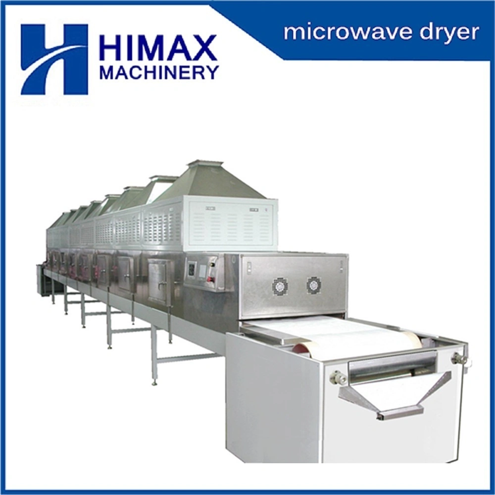 Industrial Continuous Grain Nuts Microwave Drying Sterilizing Machine