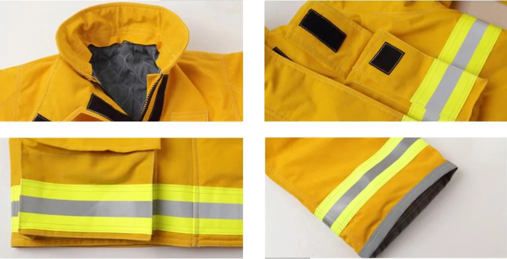 Fireman&prime; S Clothes Fire Suit Rescue Command Uniform Firefighter Coats CE& ISO