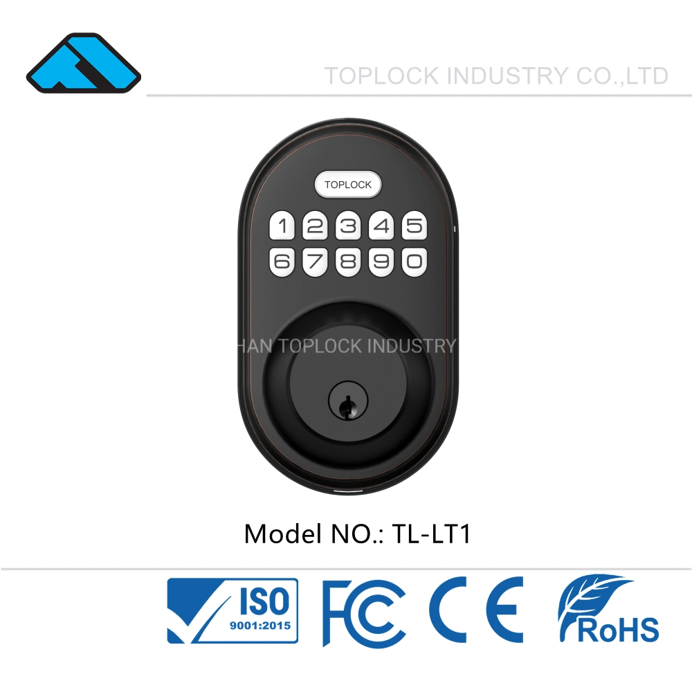 RoHS Factory Smart Electric Electronic Pin Code Digital Fingerprint Key Door Lock