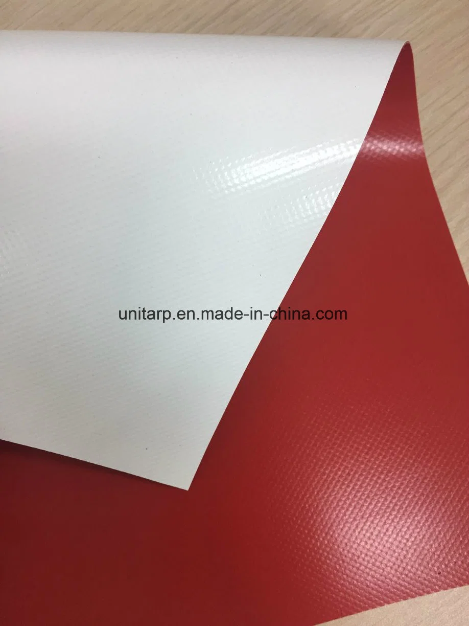 Red-White 2.5m Flame Retardant PVC Tent Material