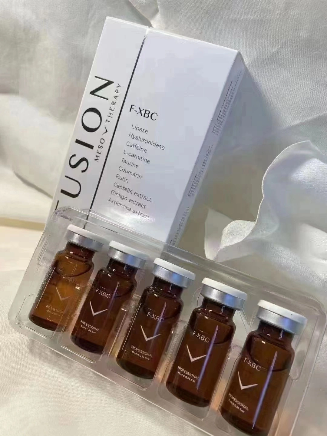 فرنسا Fusion F-Xbc lippolic Kabelline الدهون حل Lipo Kybella لمدة الجسم والوجه تحديد المحيط Lipo Lab Injection Slimming and Aging (تحديد المحيط بالوجه والجسم)