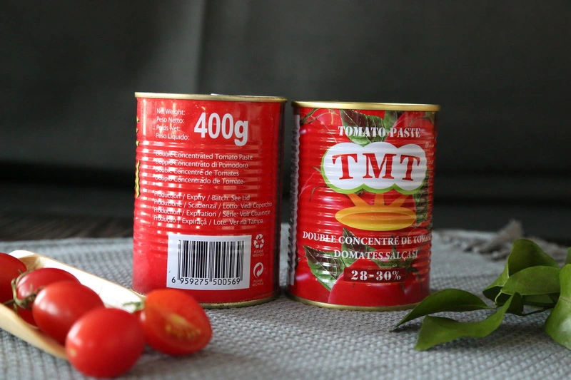 Especificação de Molho de Tomate em lata 70g-4500G OEM