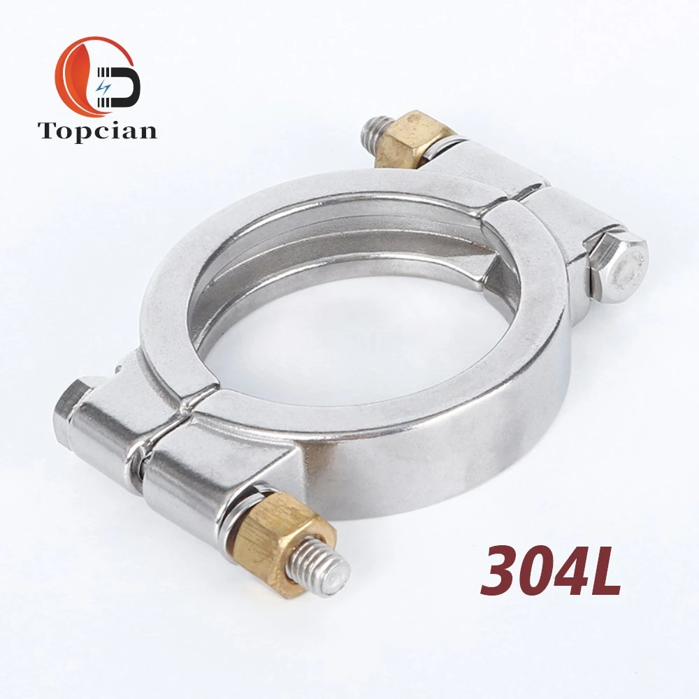 SS304 13mhp 2&prime; &prime; Stainless Steel High Pressure Heavy Duty Pipe Clamp