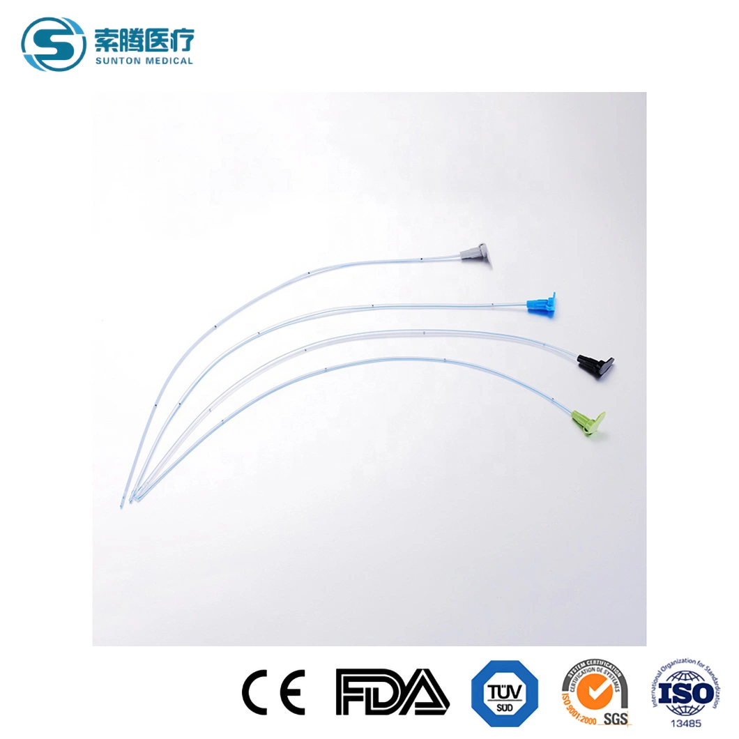 Sunton 8.0mm Od Feeding Tube Catheter High Quality PVC Medical Disposable Feeding Tube Manufacturing Sample Available China Childhood Extension Feeding Tube