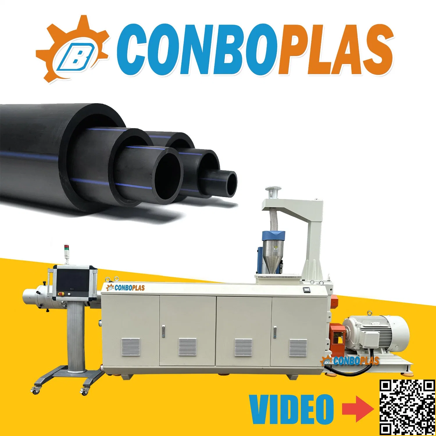 Kunststoff-Einschnecken-Extruder Doppel drei Triple ABA Layer PPR PE HDPE LLDPE LDPE Bewässerung Wasserversorgung Energie Gasschlauch Produktionslinie Für Rohrextrusion