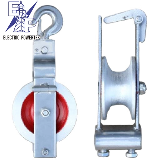 Aerial Cable Pulling Rollers Cable Pulley for Telecommunication Cable Laying Construction