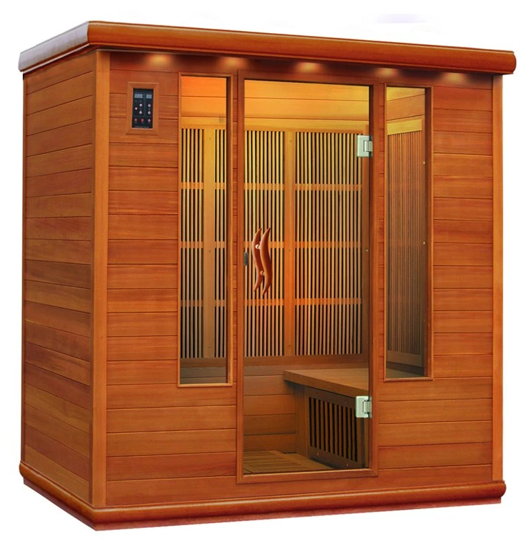 Factory Directly Wholesale/Supplier Solid Wood Infrared 1-6person Size Sauna Room with Complete Accessories