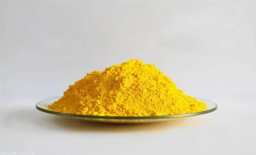 Pigments organiques de couleur jaune pour le plastique en béton de 128