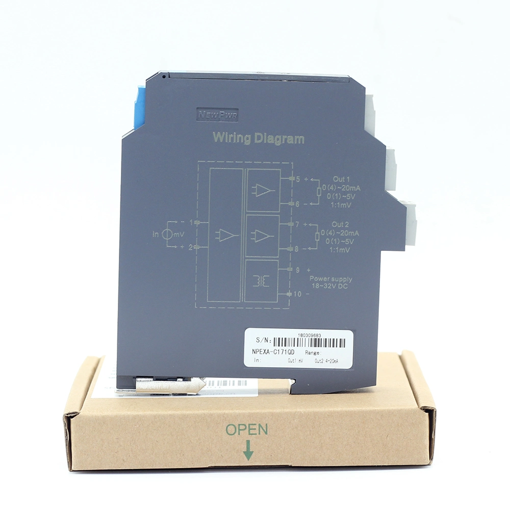 High-Precision barrière de sécurité 1 en 1 en sortie de l'isolement de sécurité intrinsèque barrier barrière Explosion-Proof 4-20mA 0-10V 1- 5V entrée / sortie analogique