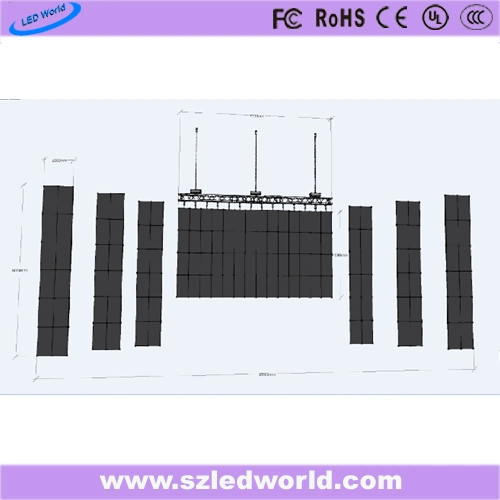 P3.91 Rental Multi Color LED Screen Display Video Wall for Advertising (CE RoHS FCC CCC)