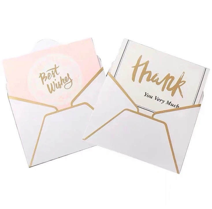 Hot Sale Wholesale OEM Custom Thank You Cards with Logo Card Printing