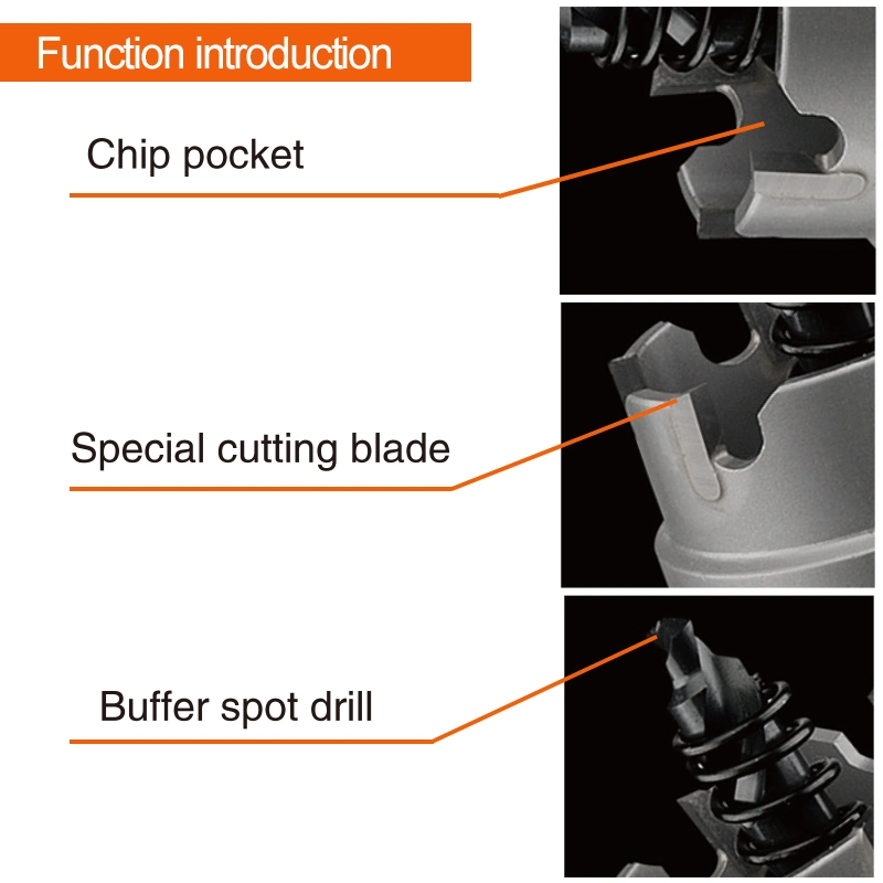 Chtools scie à grand trou de haute qualité pour la découpe de métaux pour l'acier inoxydable Acier