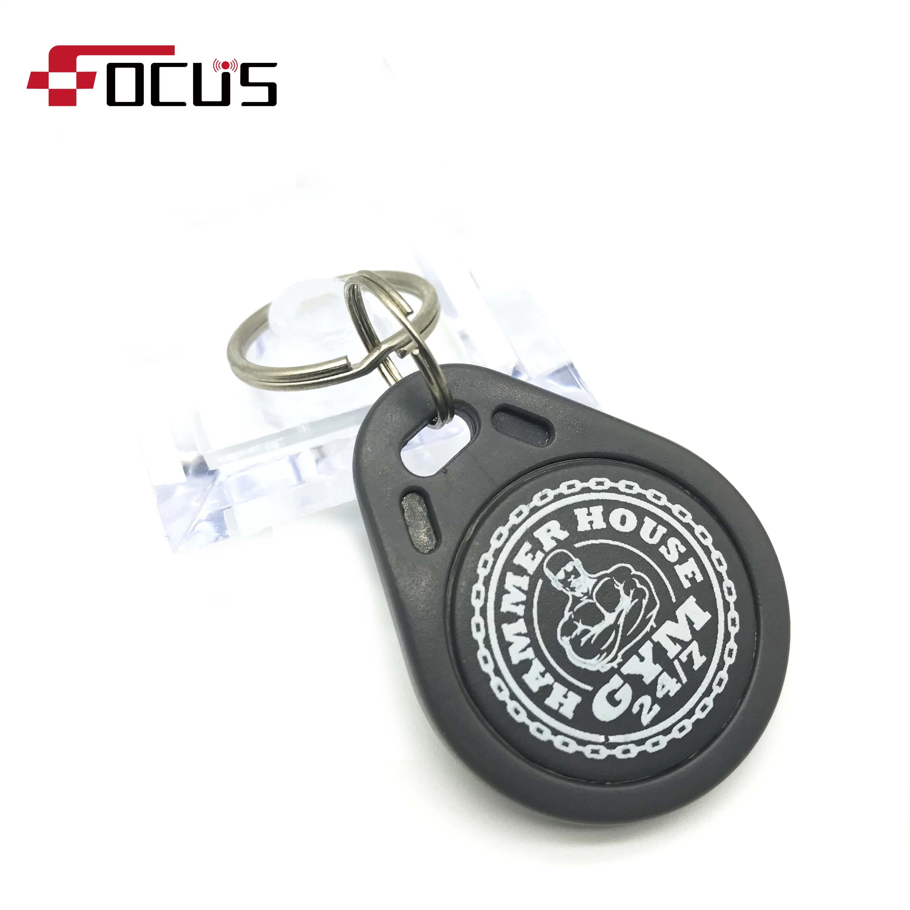 Wholesale/Supplier Rewritable and Colorful RFID ABS Keyfob Durable Keychain