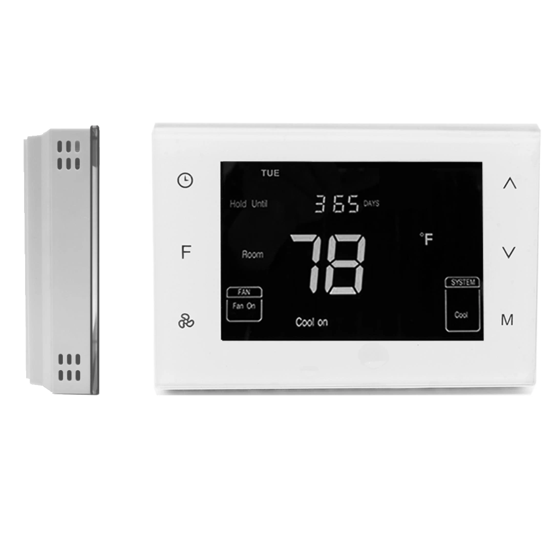 LCD Touch Screen Multi-Stage Thermostat Heat Pump System for Room