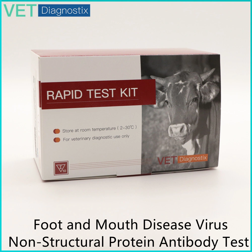 Fmd Test Foot and Mouth Disease Virus Non-Structural Protein Antibody Rapid Test (FMD NSP Ab)