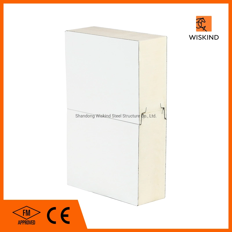 New Type PU/PIR Sandwich Roof Panel with Anti-Corrosion Aluminium Parper Back Side