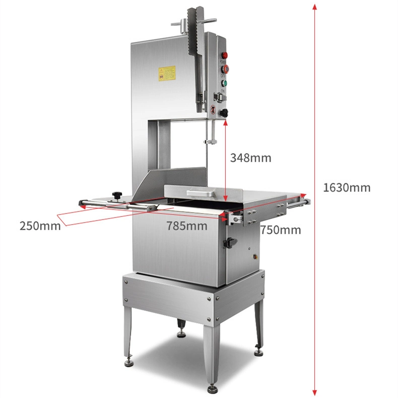 Hr210A Home Use Commercial Butcher Chicken Metal Cutting Band Saw Manual Meat and Bone Cutting Machine with Good Price