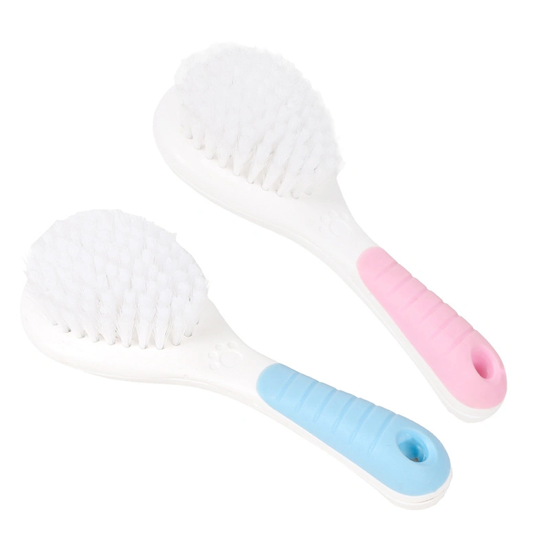 Pet Bath Special Brush Hair Combing Pet Nylon Brush Dog Gromming Claw Print Modeling Skid Pet Comb