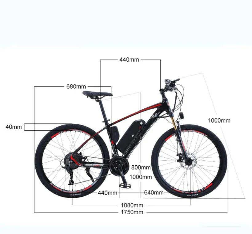 48V 13Ah 500W commuer vélo électrique 27,5 pouces pneu suspension totale de la saleté de Montagne Vélo électrique