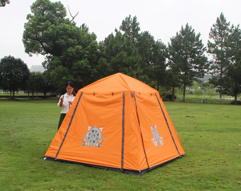 Camping Exterior de alta qualidade Máquina Automática de Disco Duplo Tenda Shell