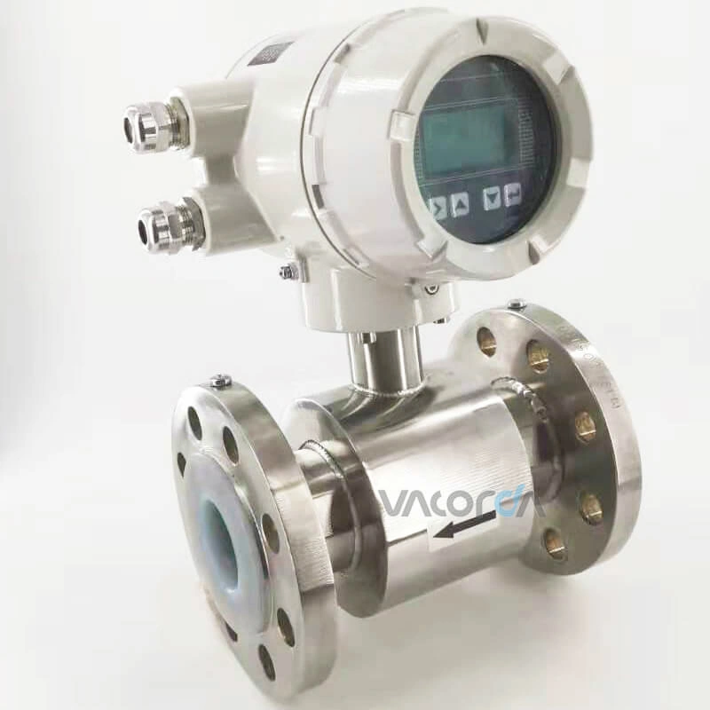 Types de Conductve mesure du débit de la conduite de fluide débitmètre numérique