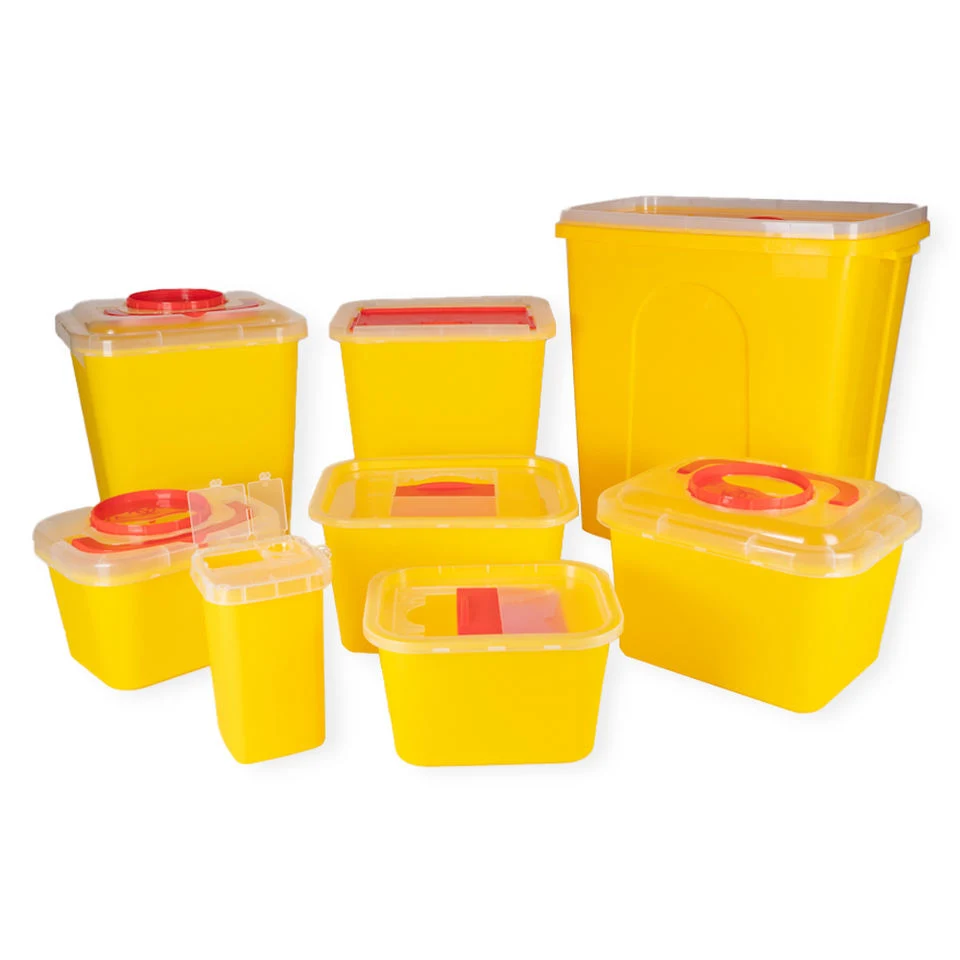 Bon marché médical en plastique jetables Sharp Safe Objets pointus ou tranchants Box