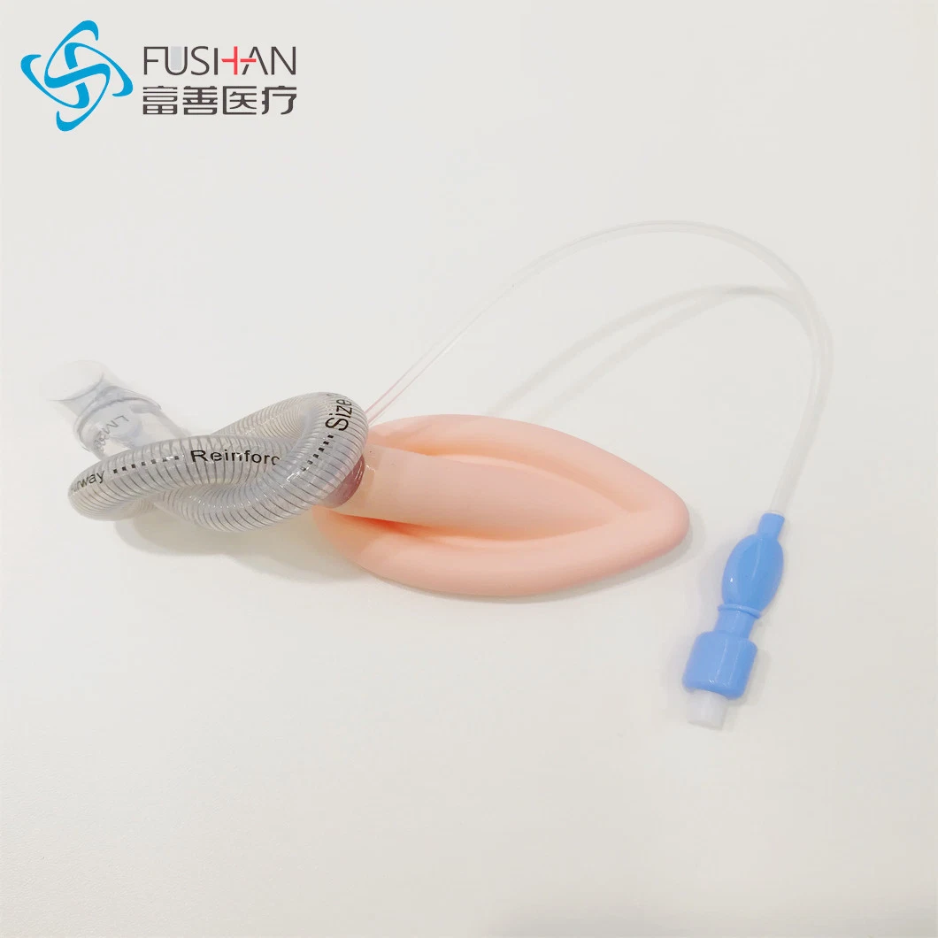 China Wholesale Fushan Medical Silicone Reusable and Reinforced Laryngeal Mask Airway with Softer Cuff CE ISO 13485 Approved