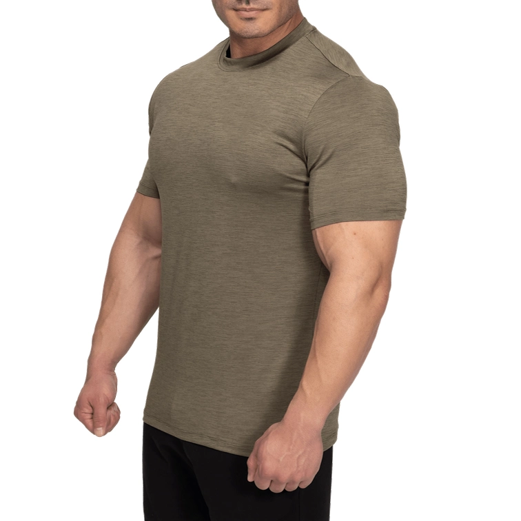 Commerce de gros muscle blanc T-shirts Tee-shirts Dri Fit Mens exécutant