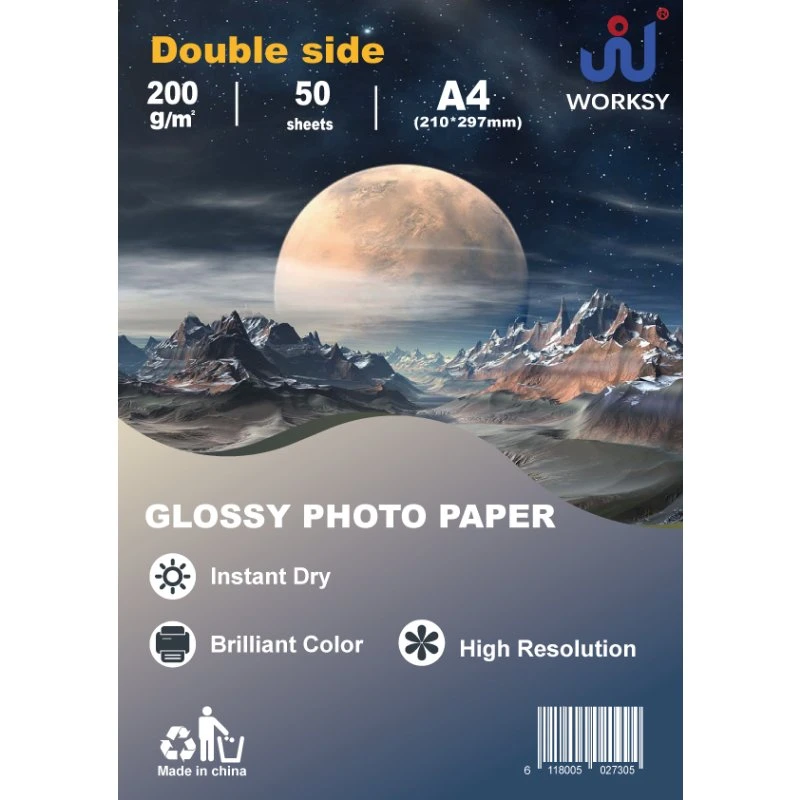 Double Side Photo Paper High Glossy A4 A3 200/240/260GSM