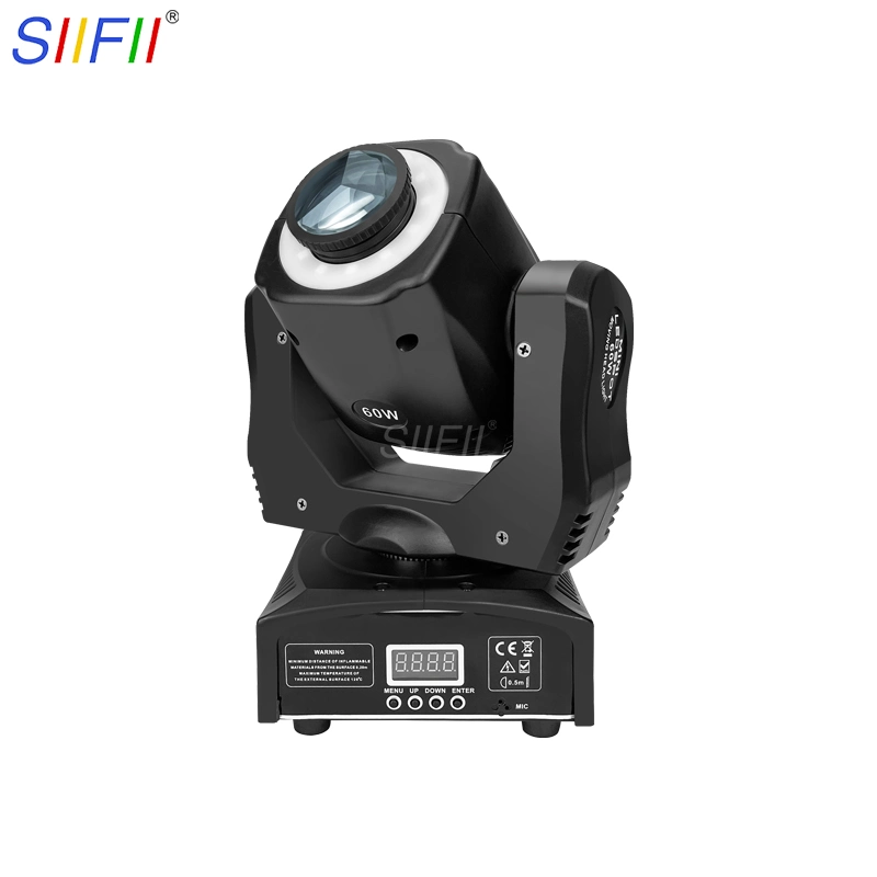 60W LED Moving Head Spot Stage Light PRO DJ Light with Voice Control