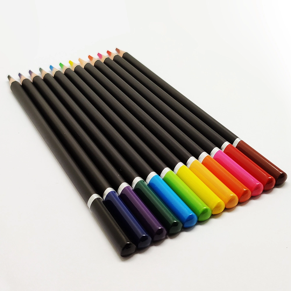 12pcs Premium Color Pencil 4mm Blei Rot Weiches Holz