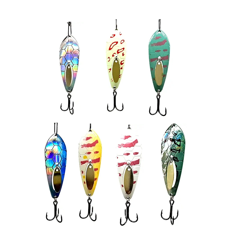 New Design Metal Spoon Spinner 1.8g 5g 10g Fishing Lures Trolling Bait Artificial Hard Lures