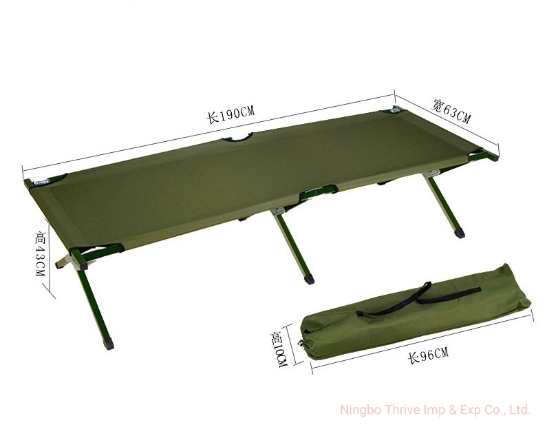 سرير قابل للطي من الإطار الخشبي سرير يخيّم سرير قابل للطي، سرير يخيّم
