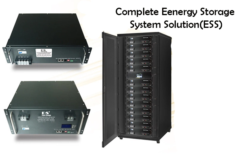 Ess de almacenamiento de 10KW inversor con controlador de carga integrada, batería de litio de 11,6 Kwh