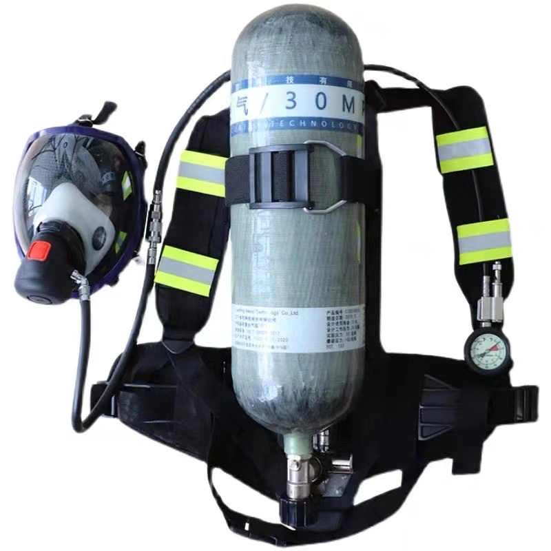 6L/6,8L Certificado CE aparato respiratorio autónomo de presión positiva SCBA