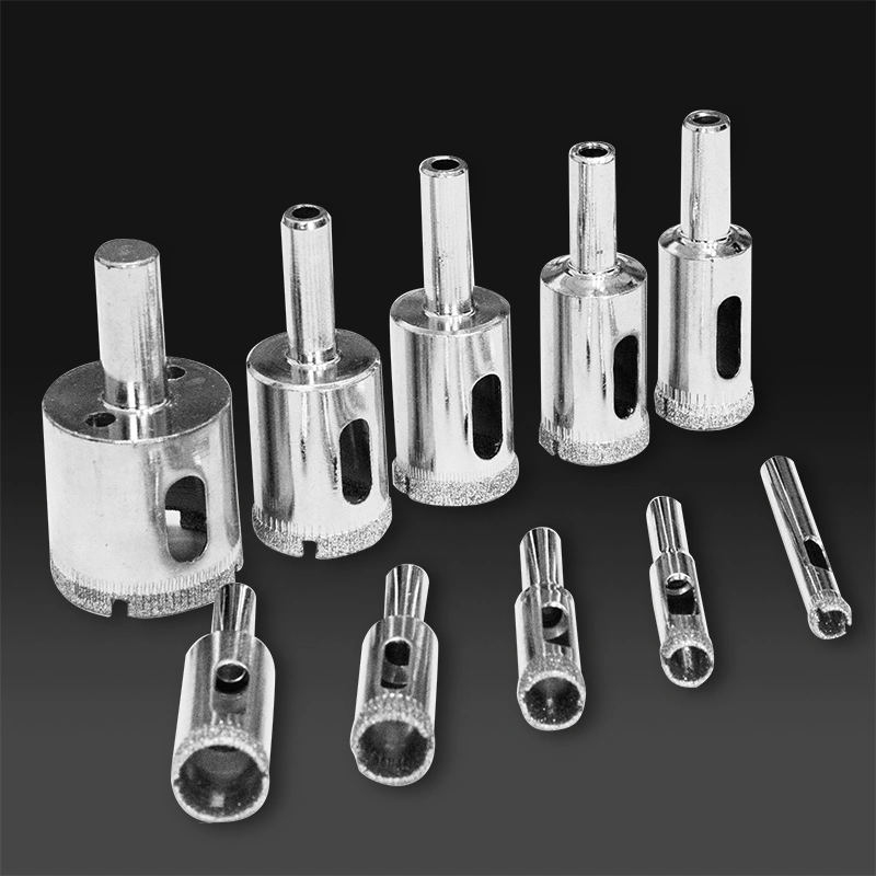 No. 1 Common Steel Glass Opener Set Diamond Hole Opener Saw 10PCS