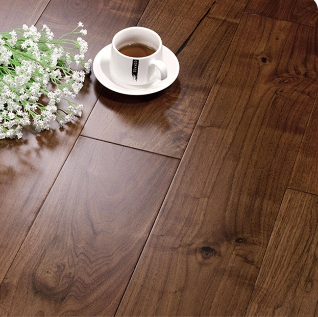 Indoor Durable Plastic PVC Lvt Spc Click Vinyl Spc Laminate Flooring Smooth Brown Laminate Flooring