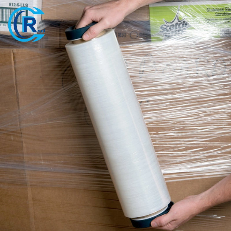 17 Zoll X 1500 Fuß 40 Gauge Pre Stretch Kunststoff Wrap Pallet Wrapping 4,75 lbs pro Rolle Virgin Material langlebig und leicht, Stretch Wrap für Bewegung, Schrumpfen